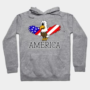 Eagle US Flag America Independence Day 4th July Hoodie